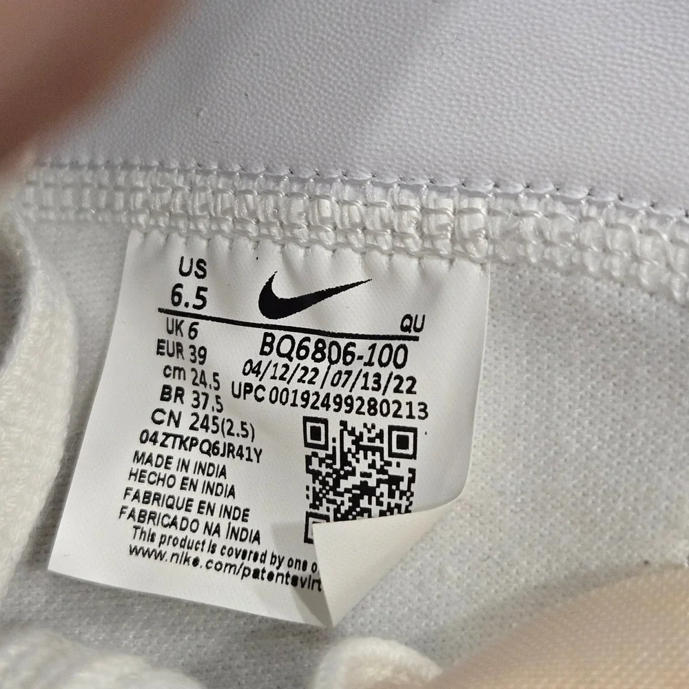 Nike Blazer Mid 77 Vintage White Black BQ6806-100 Mens 6.5 High Top Sneakers New